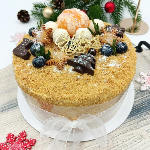 Медовик 1 кг на Новый год