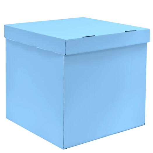 Коробка 60*60*60 см. Складная. Голубая