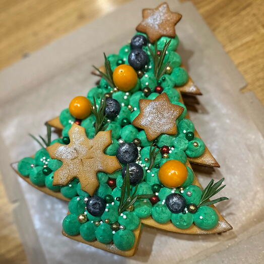 Открытый медовик «Ёлка»