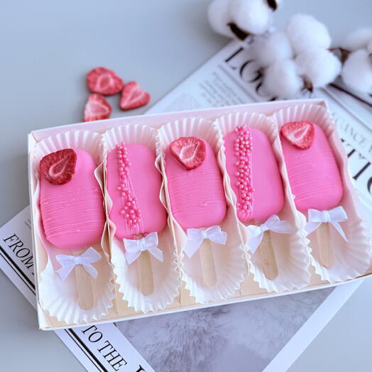 Чизкейк эскимо клубника 🍓