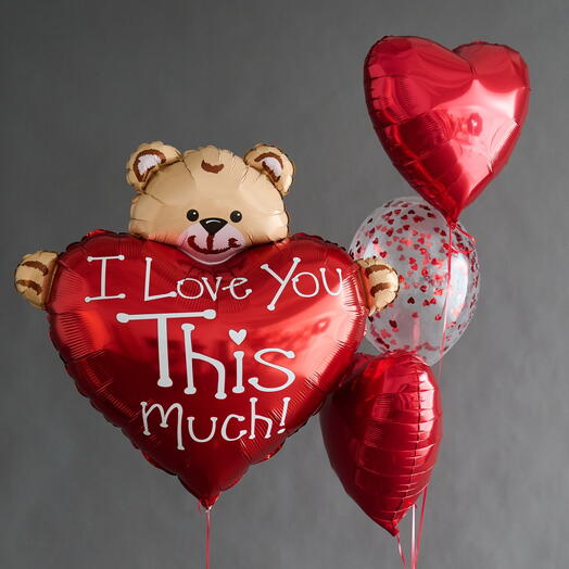 Набор для влюбленных «Медвежонок с большим сердцем»