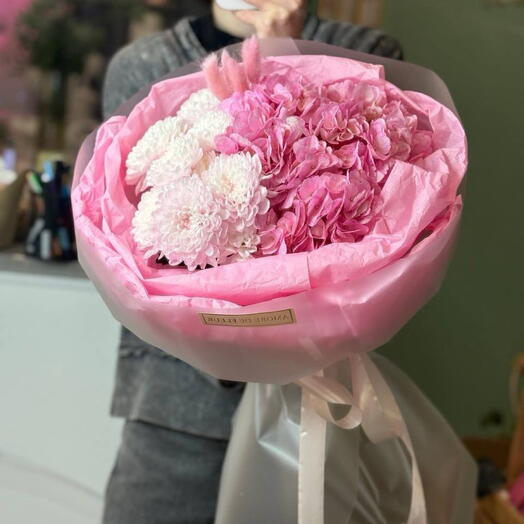 Милый комплимент с гортензией🌸