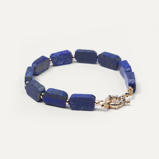 Браслет Акация Лазурит 14K 19 см (BRA1141)