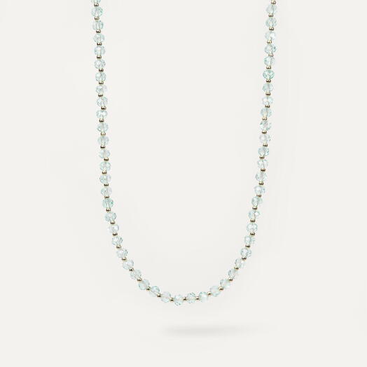Чокер ожерелье Дрок Хрусталь тиффани 14K 45 см (CHO1057)