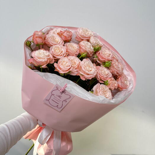 Букет из 5 кустовых роз 🌸