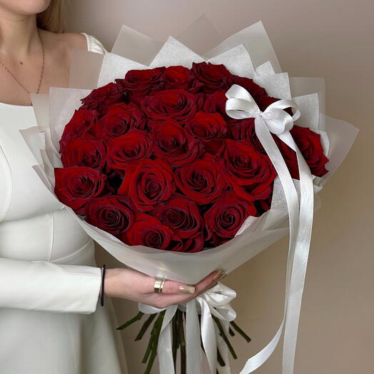 Букет Красных Роз 25 шт