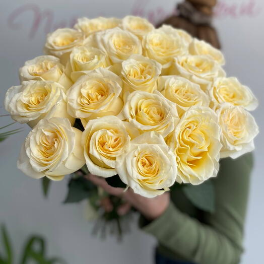 🌹Букет из 21 шт/ Пионовидные Розы Эквадор/ Розы Канделайт/ Цветы Уфа/ Доставка цветов в Уфе