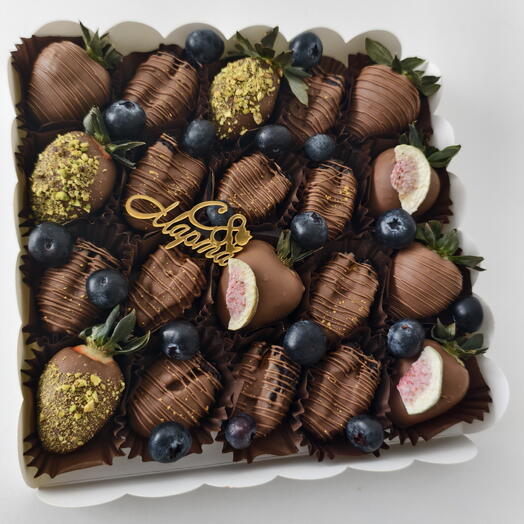 Клубника в шоколаде микс 🍓🍫