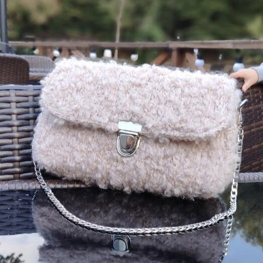 Вязаная сумка-облако «Teddy Bag» ручной работы