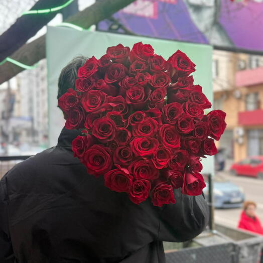 51 Red Roses Bouquet️🌹