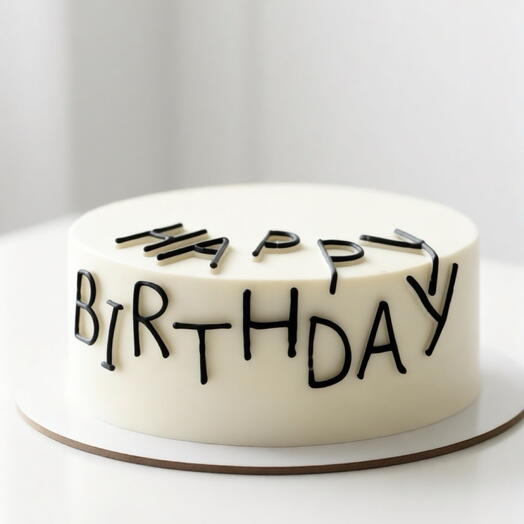Бенто торт 700 г Happy Birthday на день рождения