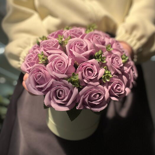 Композиция мыльных роз 💜🐰