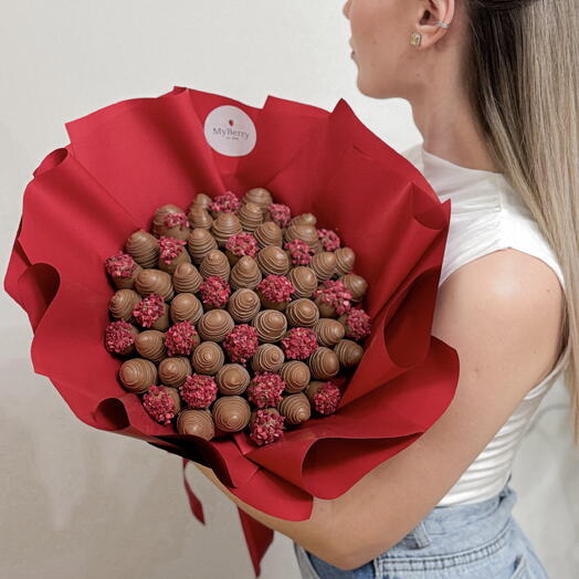 Клубника в шоколаде 🍓 — роскошный букет и сладкий подарок с доставкой