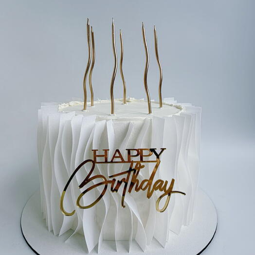 Торт happy birthday 2кг со свечками