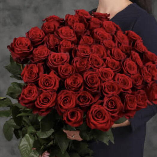Букет из 51 красной 🌹