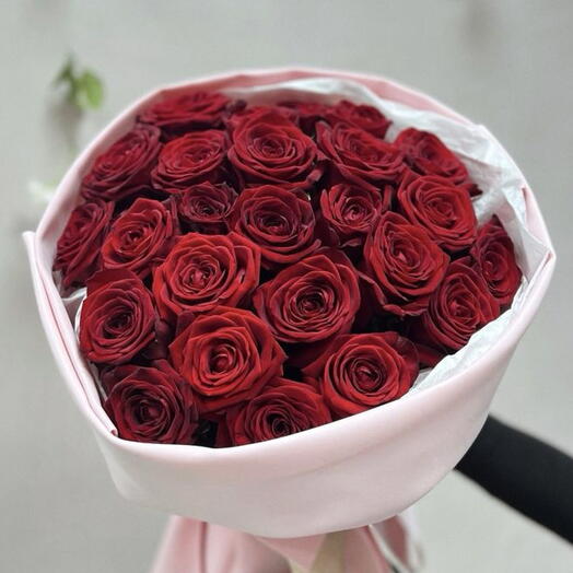 Акция❣️ 25 ароматных красных роз