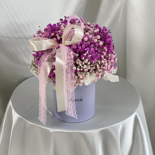 Яркая композиция из гипсофилы🌸