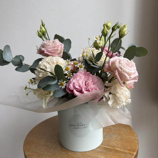 Летняя композиция в коробочке🌸