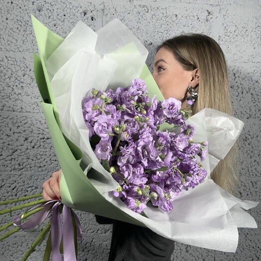 Букет нежных цветов💜🌿