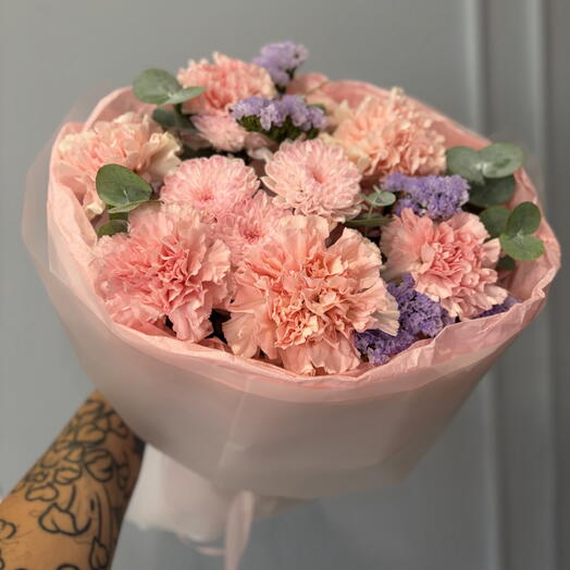 Нежность хризантем и диантусов 🌸💕💓