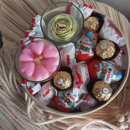 Бокс 42 🎁 Конфеты + свечи