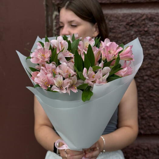 Монобукет из Альстромерий