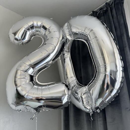 Шары-цифры «20»