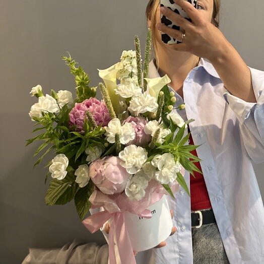 Композиция с пионами 🌸
