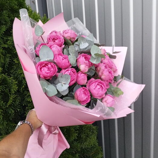 Букет Мисти с эвкалиптом 🌸