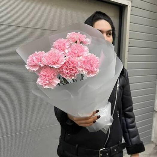 9 розовых гвоздик🐙
