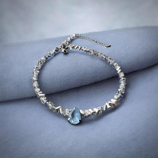 Колье с кристаллом Swarovski