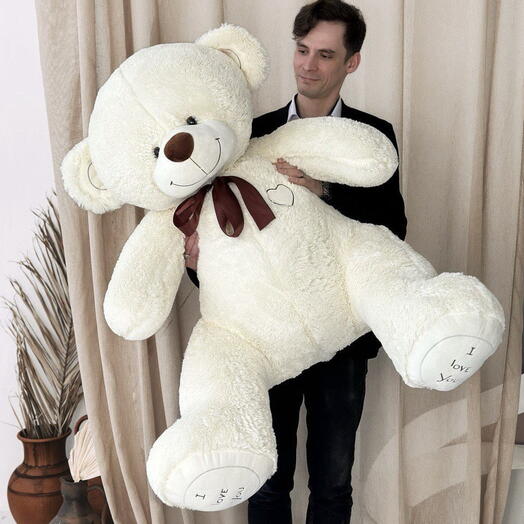 Медведь с сердцем 150 см