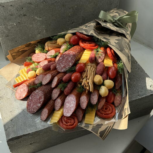 Большой колбасный букет Ассорти вкуса