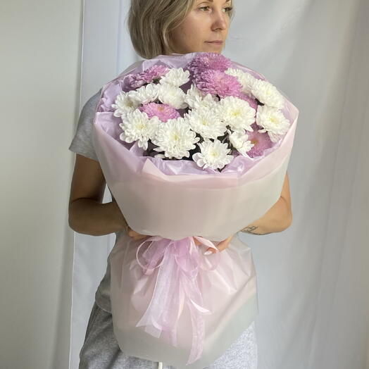 Букет из хризантем🌸