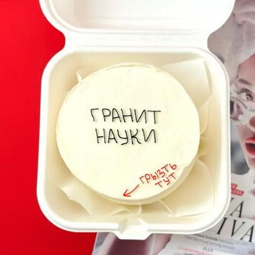Бенто торт на 1 сентября гранит науки, грызть тут