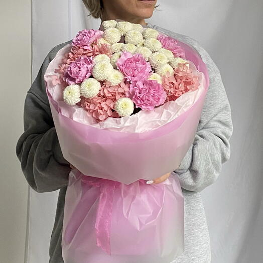 Букет «Нежно-розовое блаженство»💞