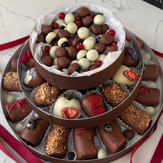 Клубника в шоколаде - Три яруса счастья 🍓🍫
