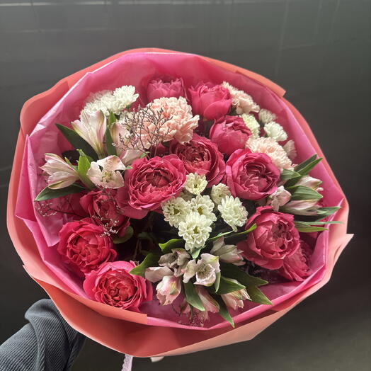 Букет цветов 💐 Вишенка