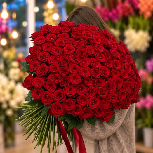 Красные розы 🌹
