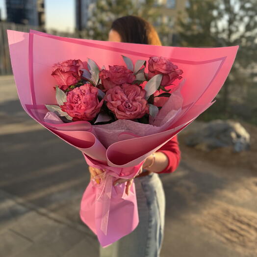 Букет «Розовый восторг»