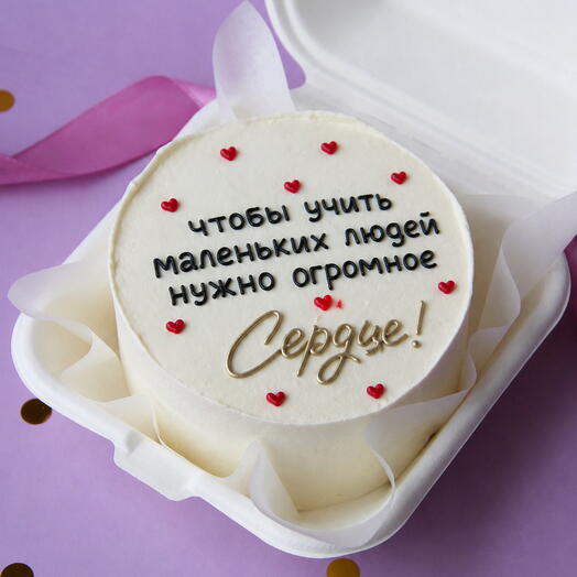 Бенто торт учителю