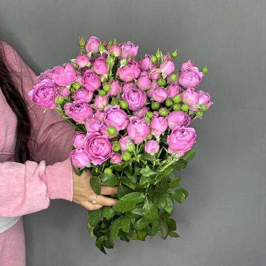 Пачка кустовой Розы Лаванда (10 шт)