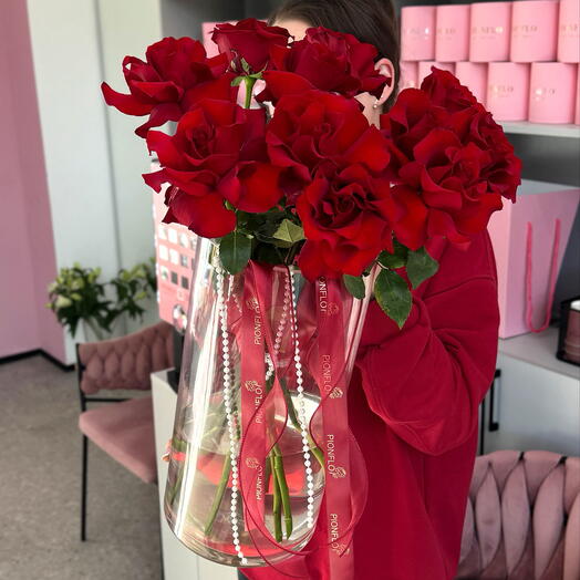 Французские розы в вазе 🌹
