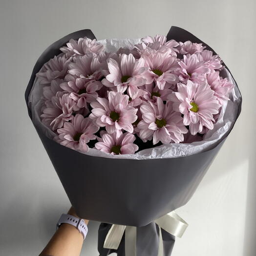 🌸Пышный букет розовых хризантем 
Стойкие хризантемы ромашки | Цветы