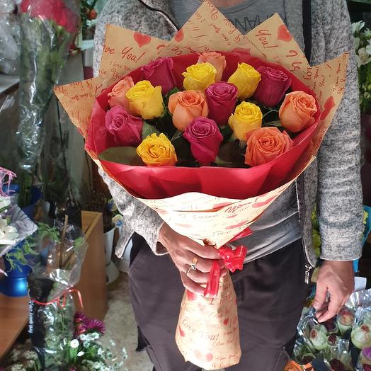 15 роз Кения миксг