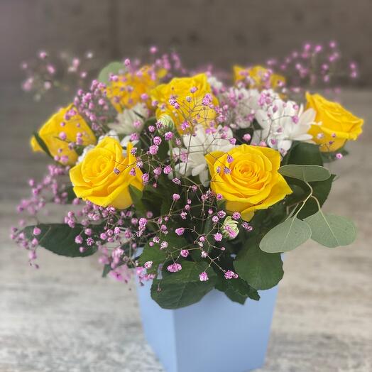 Flowers in a box