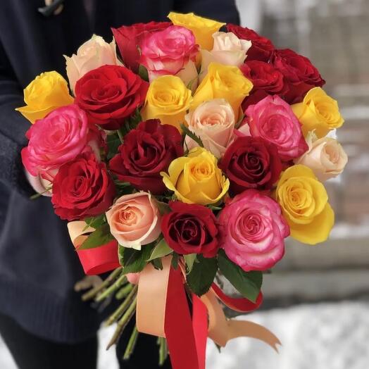 Mezcla de 25 rosas
