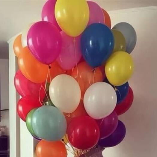 25 bolas de colores