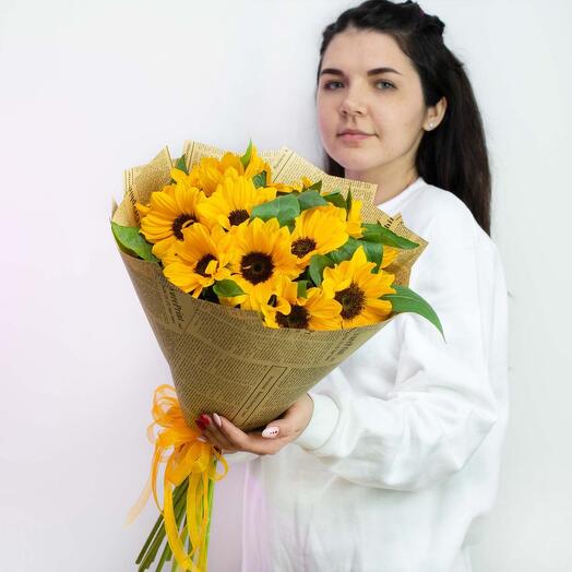 Un Ramo De Girasoles