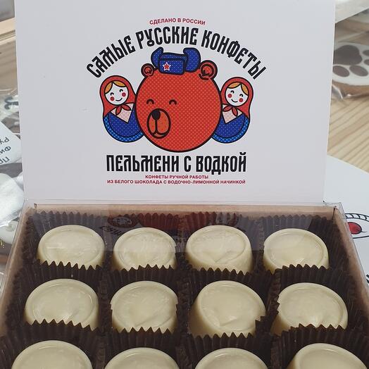 Набор конфет "Пельмени с водкой"
